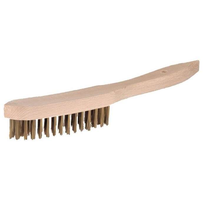 Image du produit BROSSE ACIER MANCHE BOIS